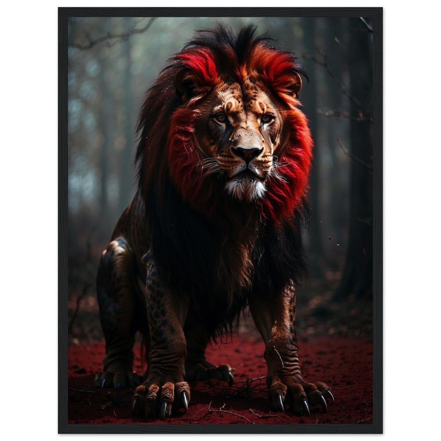 Premium Matte Paper Wooden Framed Poster