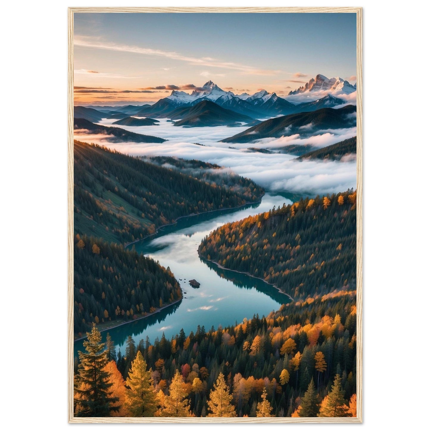 Premium Matte Paper Wooden Framed Poster