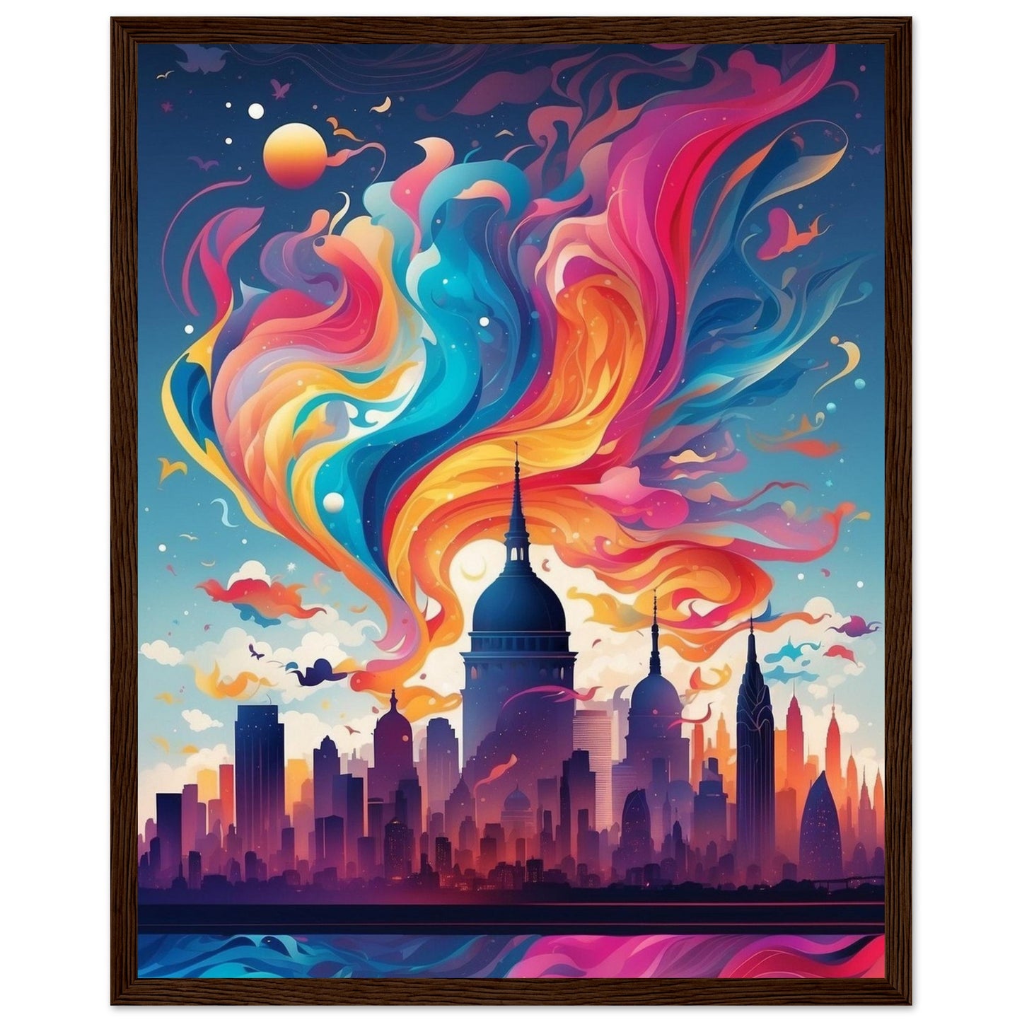 Premium Matte Paper Wooden Framed Poster