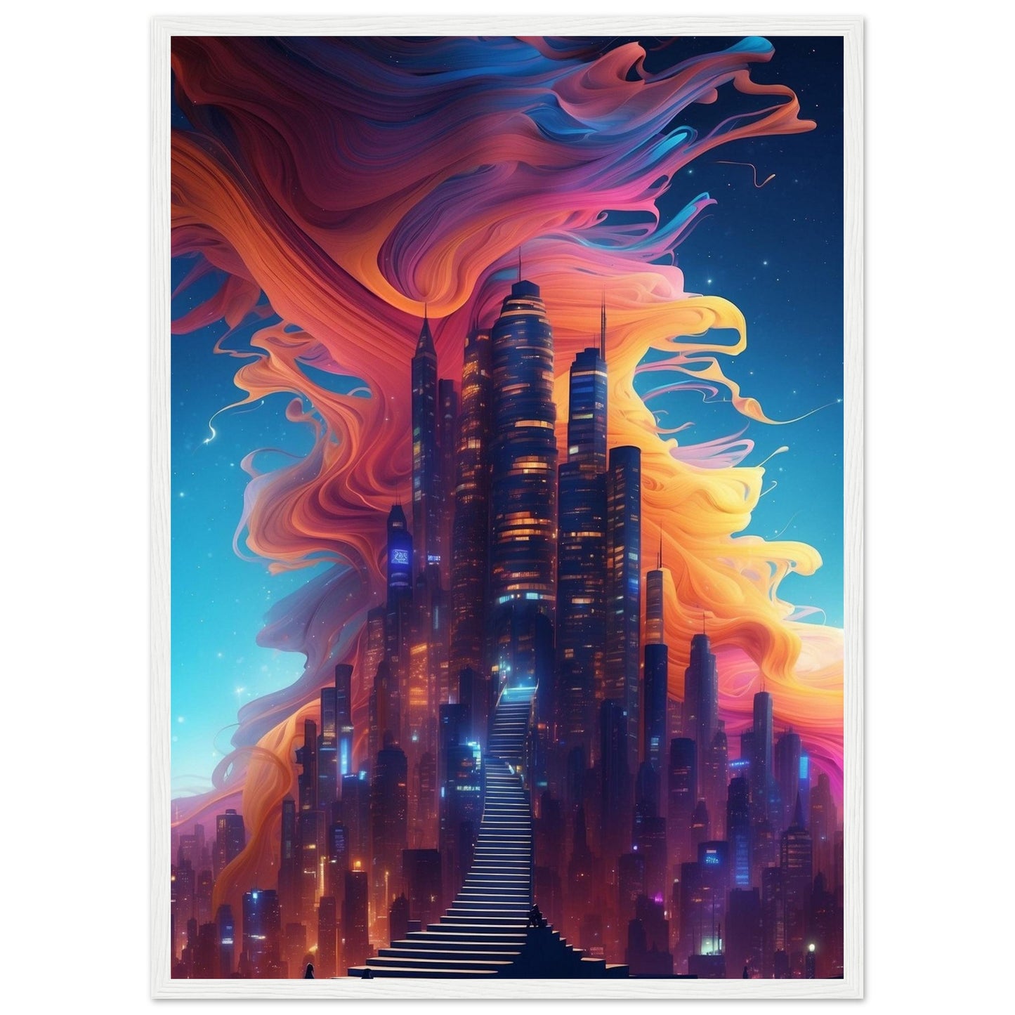 Premium Matte Paper Wooden Framed Poster
