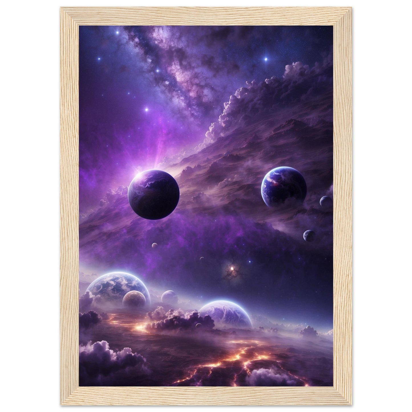 Premium Matte Paper Wooden Framed Poster