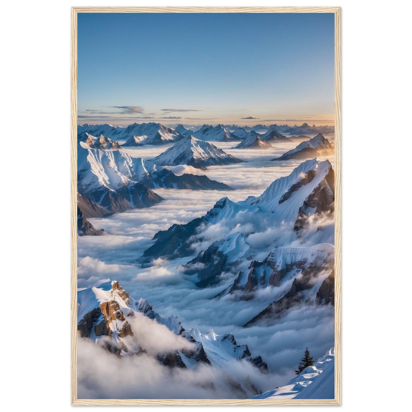 Premium Matte Paper Wooden Framed Poster