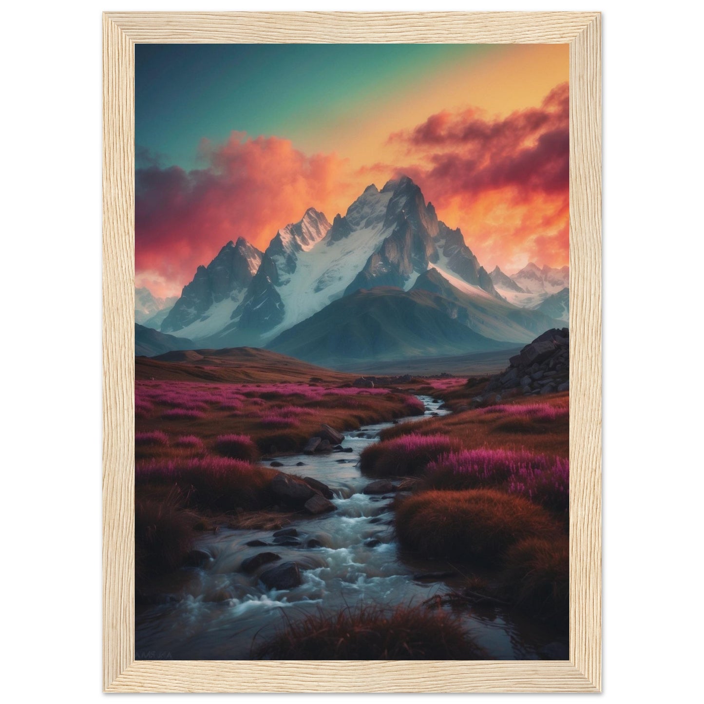 Premium Matte Paper Wooden Framed Poster
