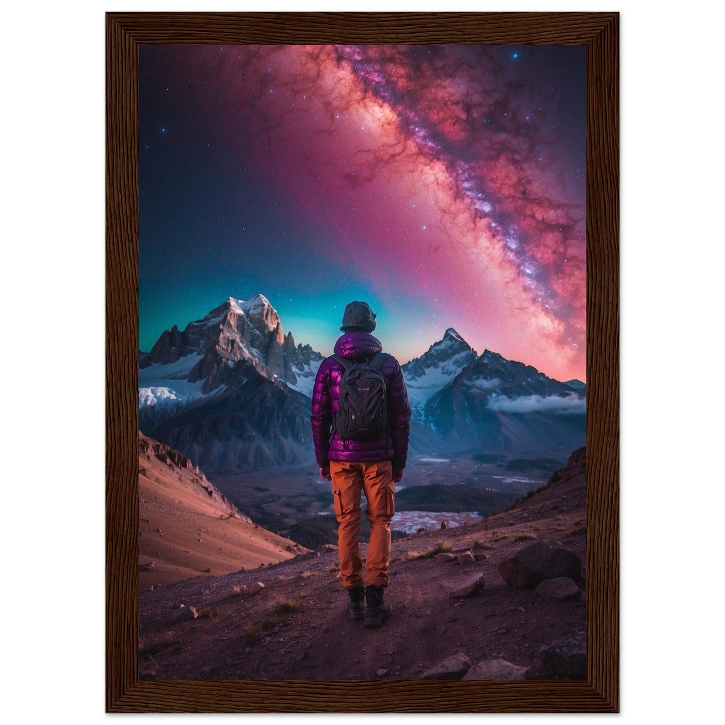 Premium Matte Paper Wooden Framed Poster