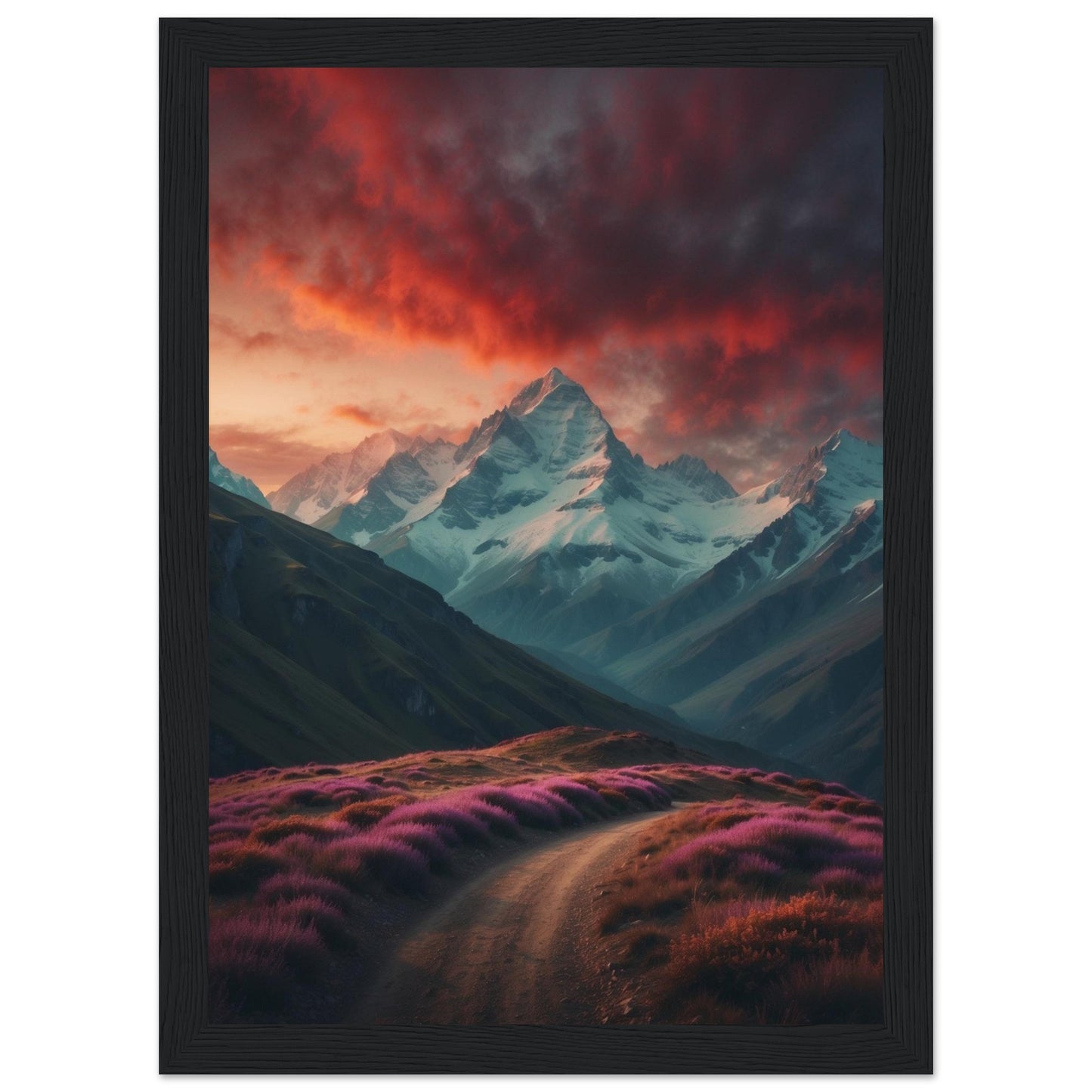 Premium Matte Paper Wooden Framed Poster