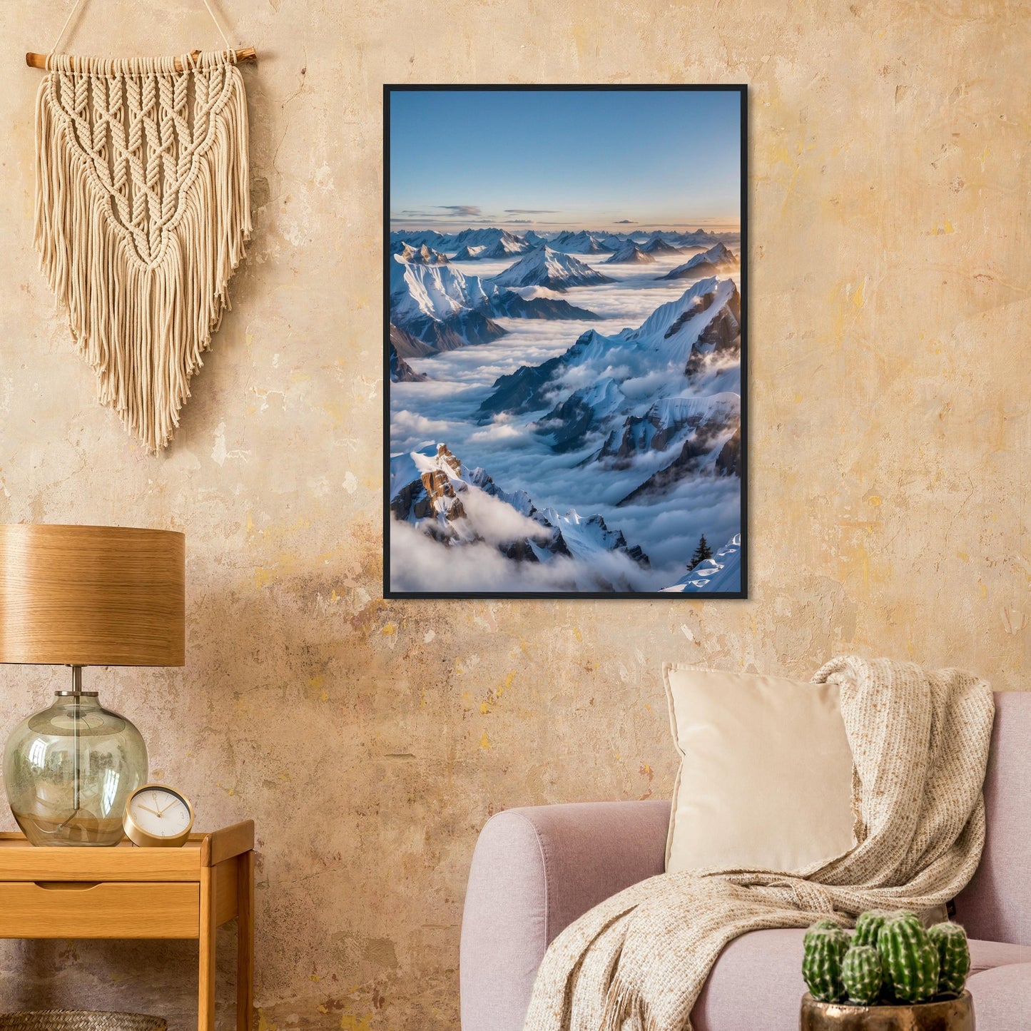 Premium Matte Paper Wooden Framed Poster