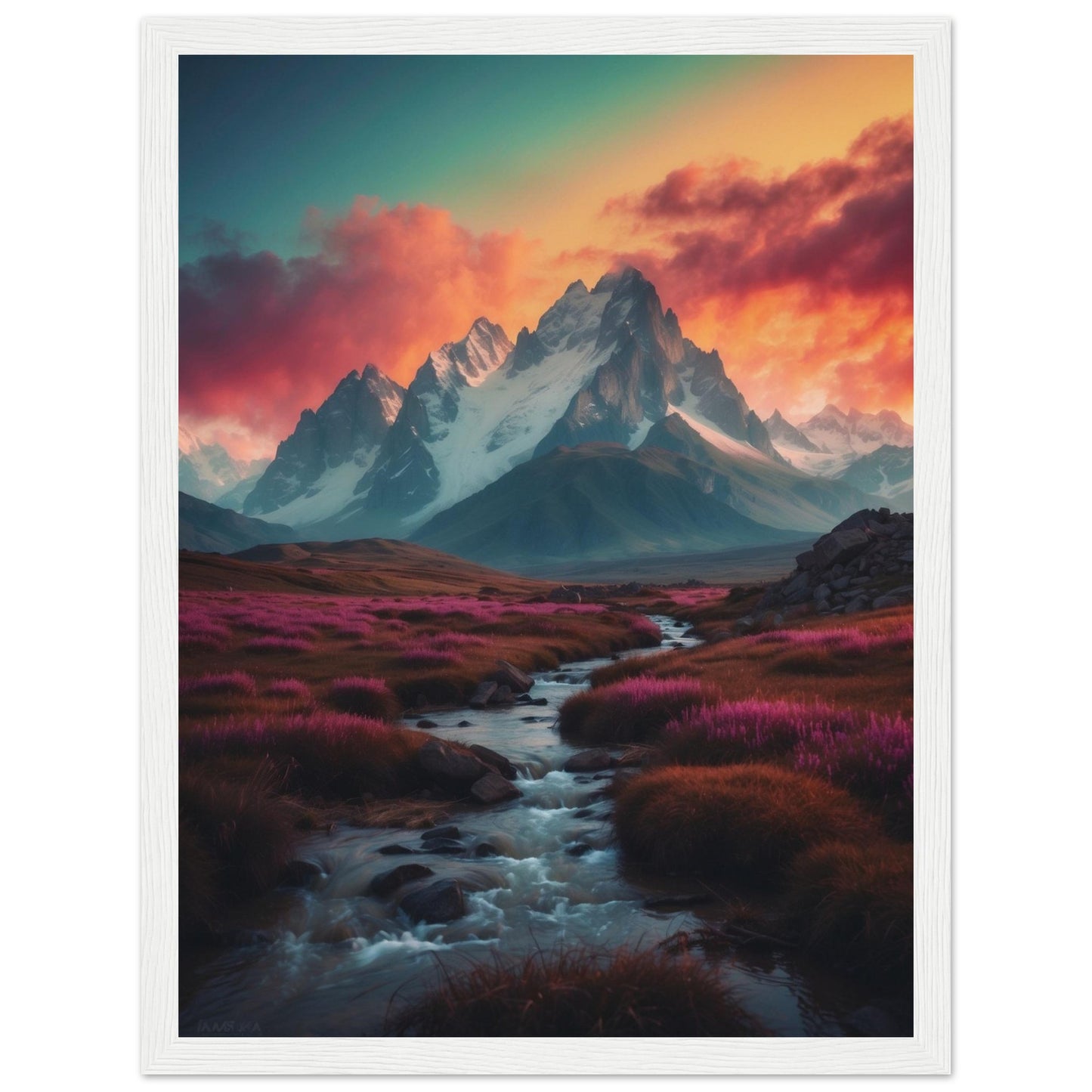 Premium Matte Paper Wooden Framed Poster