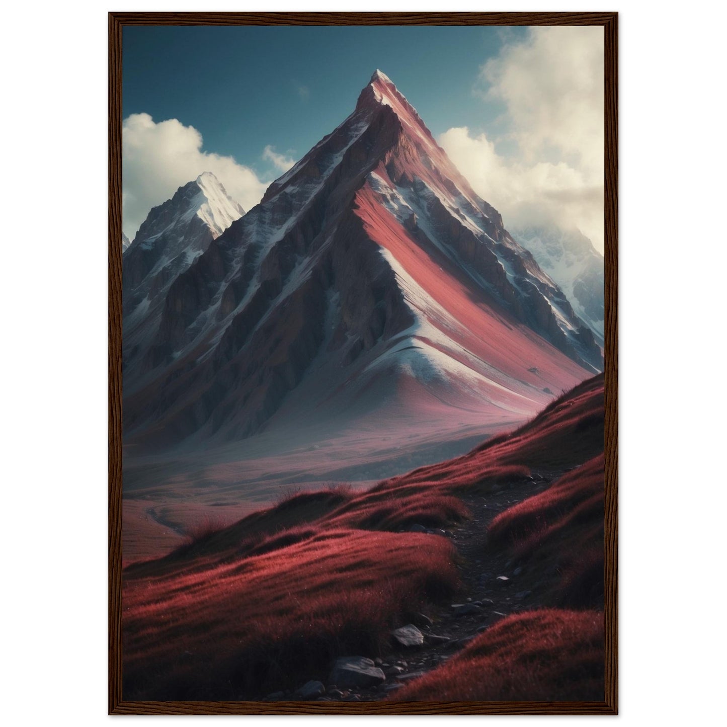 Premium Matte Paper Wooden Framed Poster