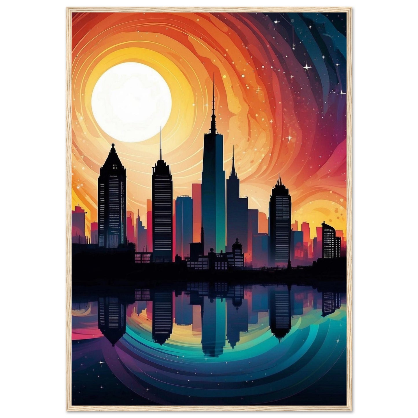 Premium Matte Paper Wooden Framed Poster