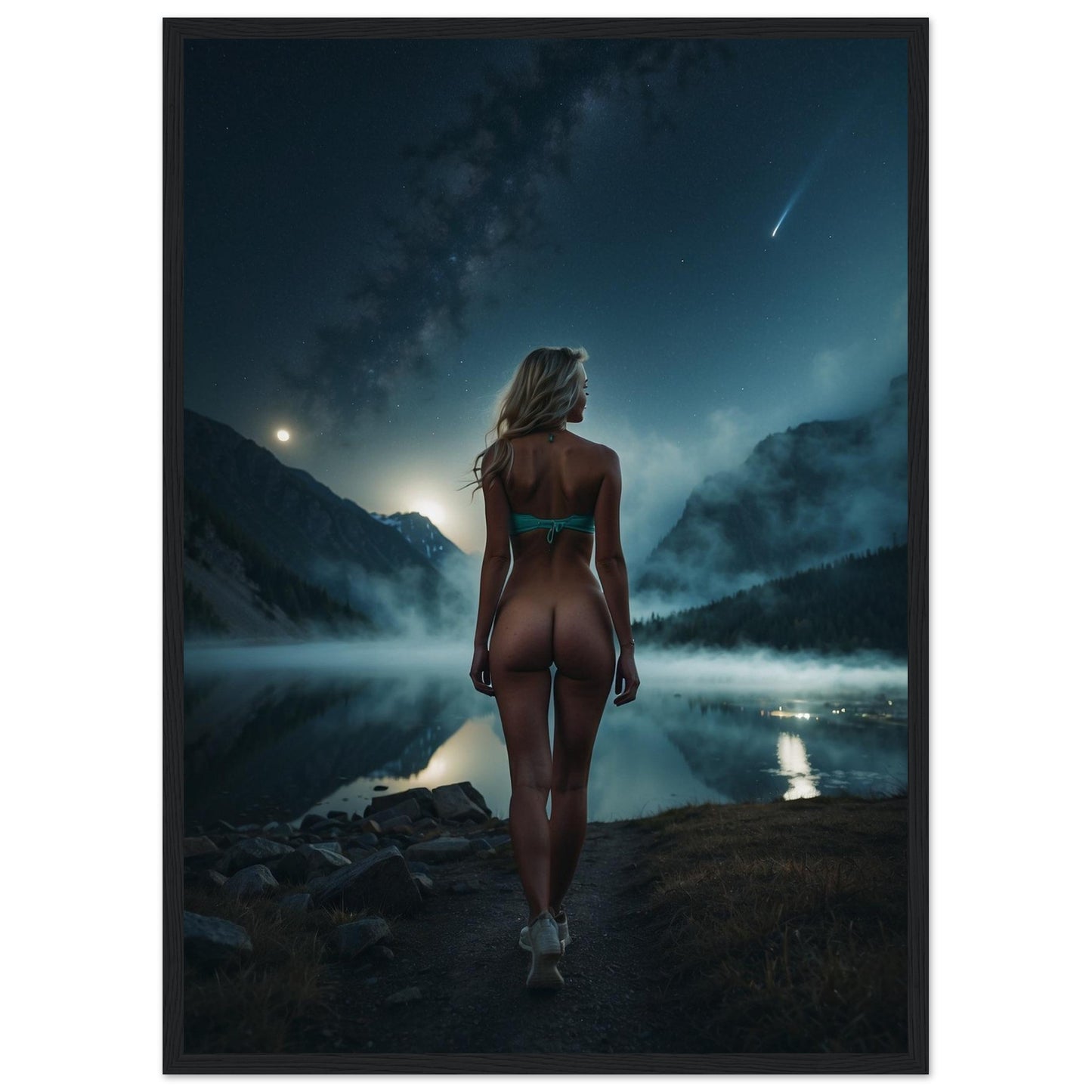 Premium Matte Paper Wooden Framed Poster
