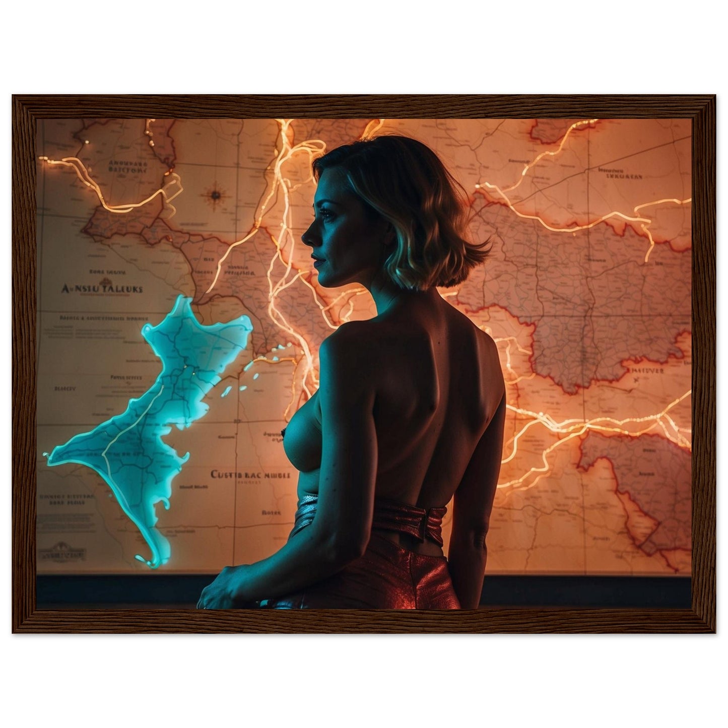 Premium Matte Paper Wooden Framed Poster
