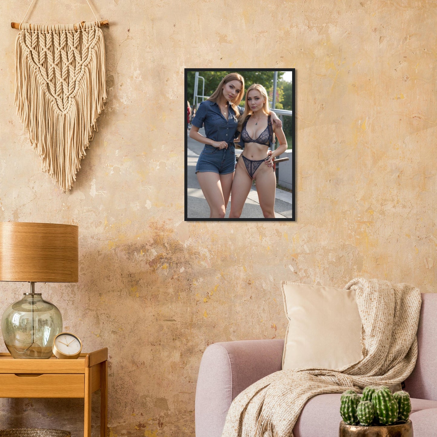Premium Matte Paper Wooden Framed Poster