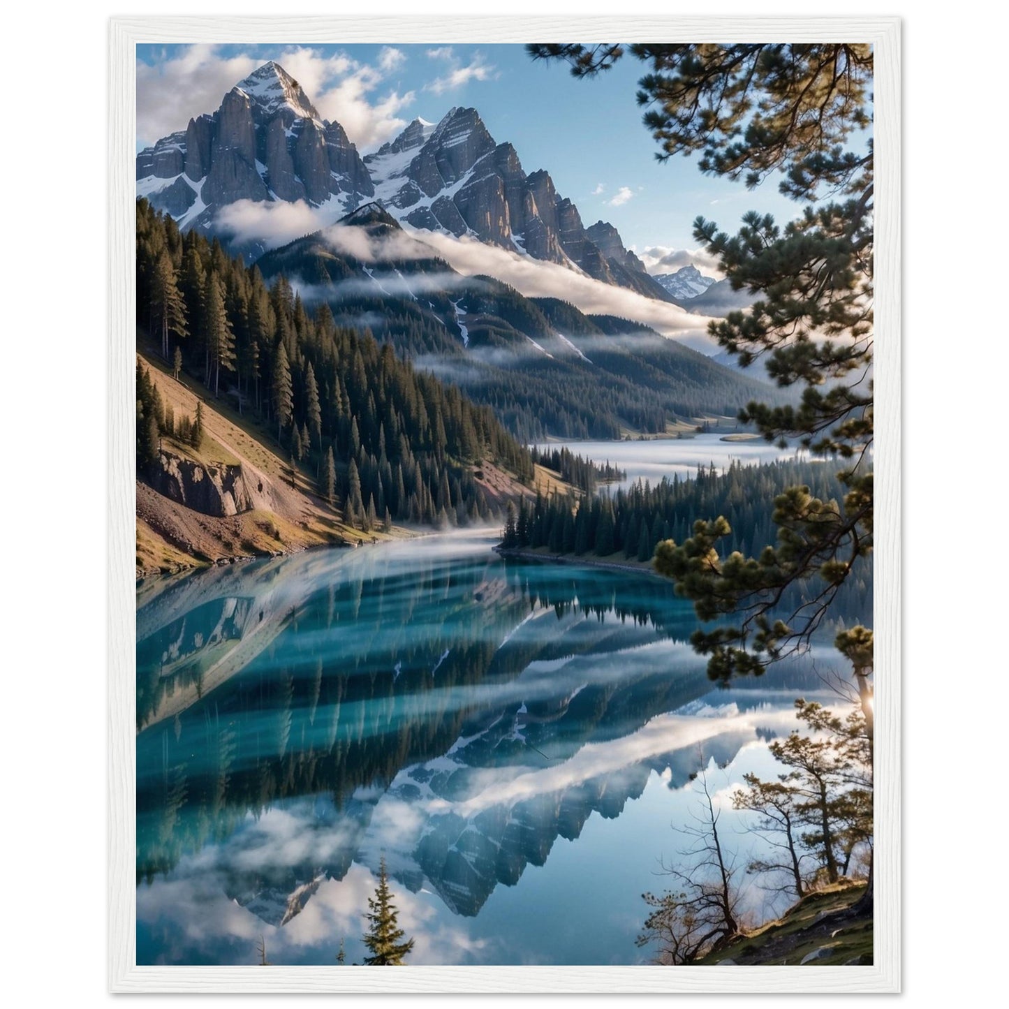 Premium Matte Paper Wooden Framed Poster