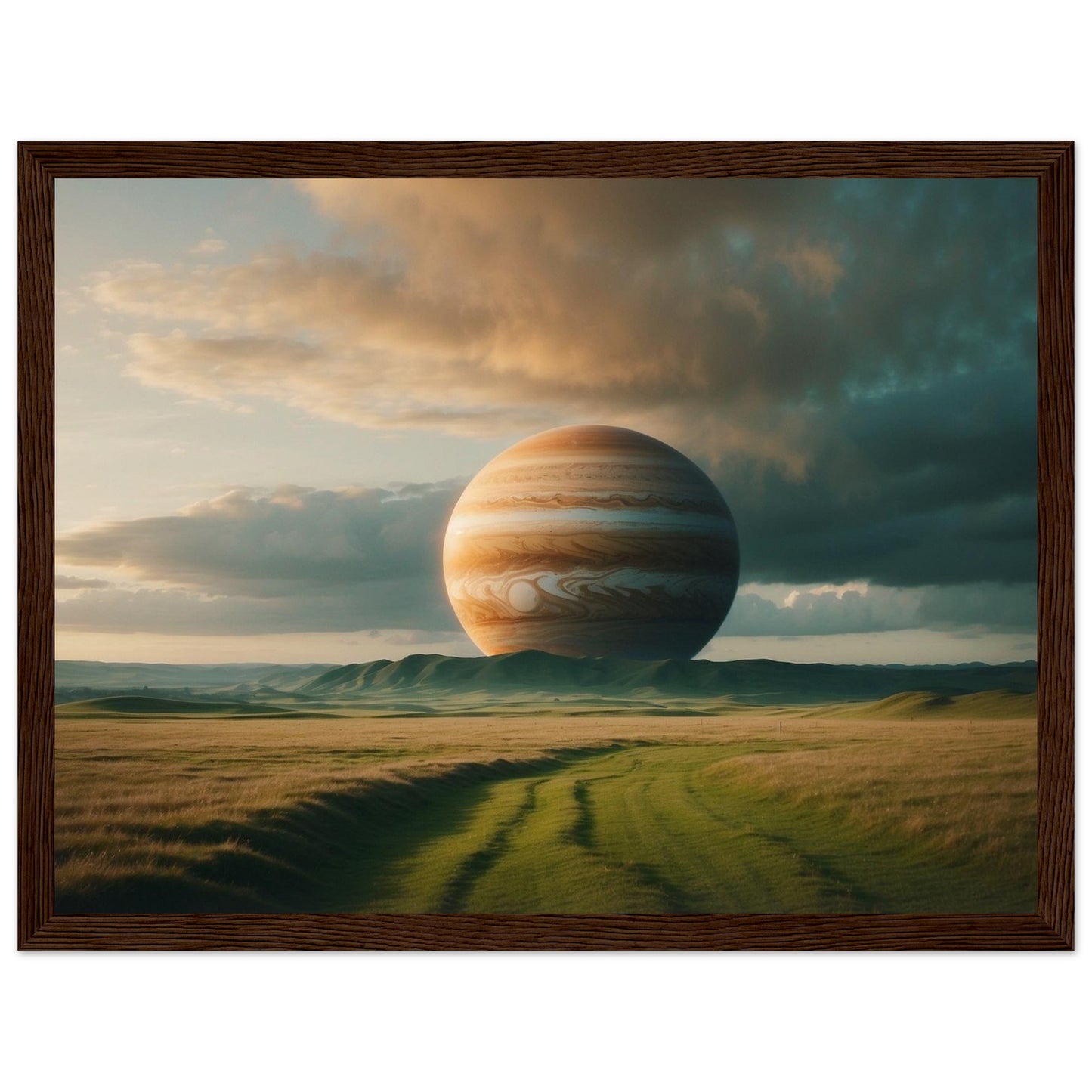 Premium Matte Paper Wooden Framed Poster