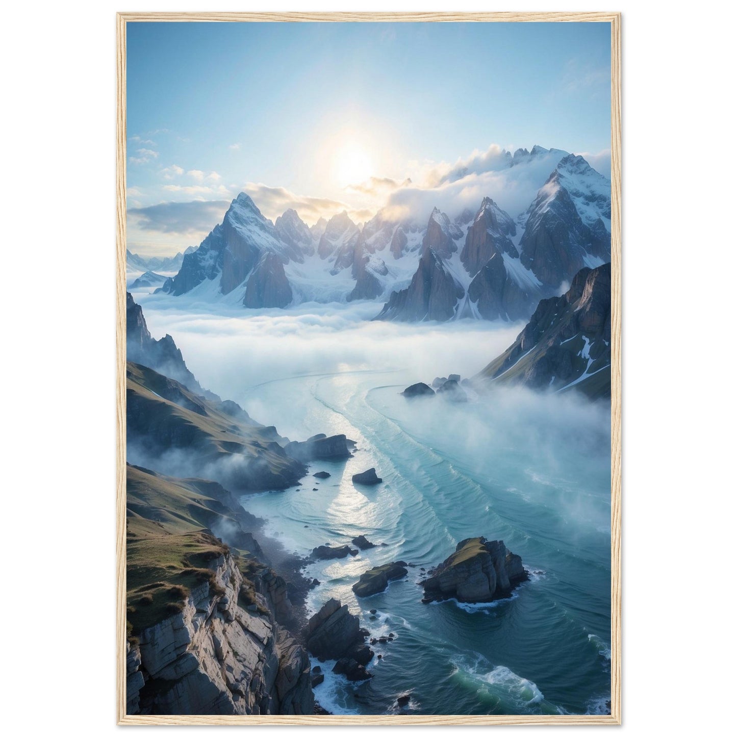 Premium Matte Paper Wooden Framed Poster