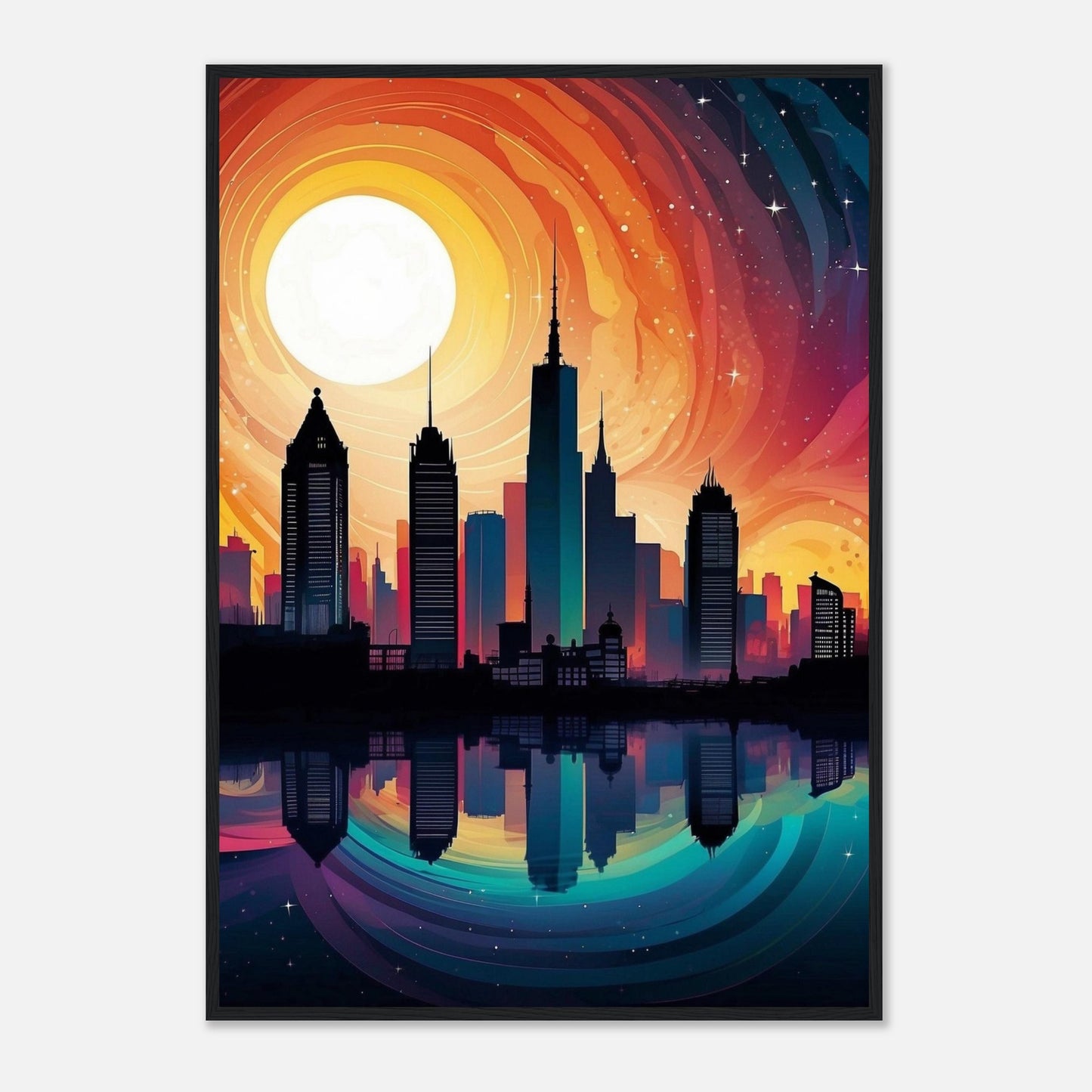 Premium Matte Paper Wooden Framed Poster