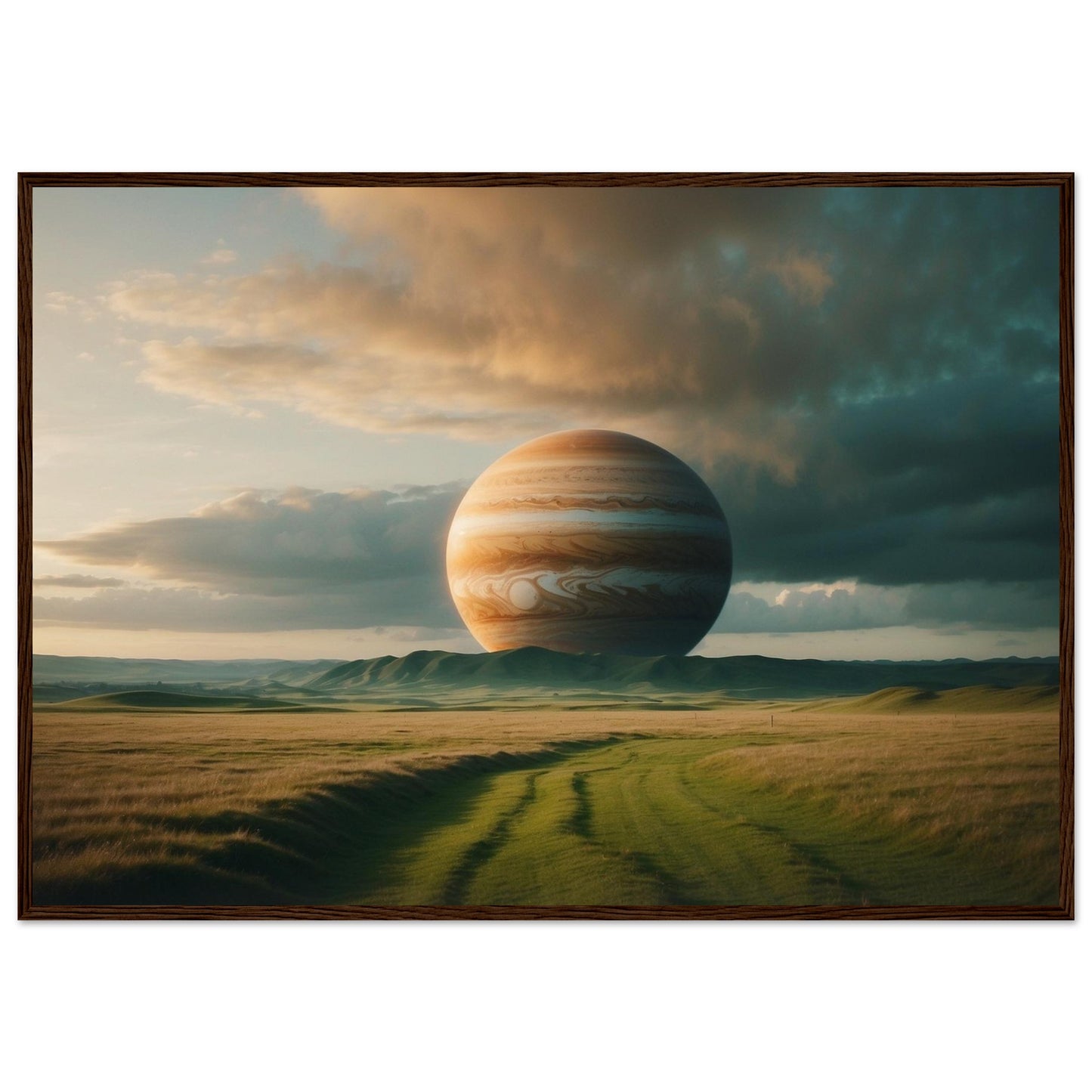 Premium Matte Paper Wooden Framed Poster