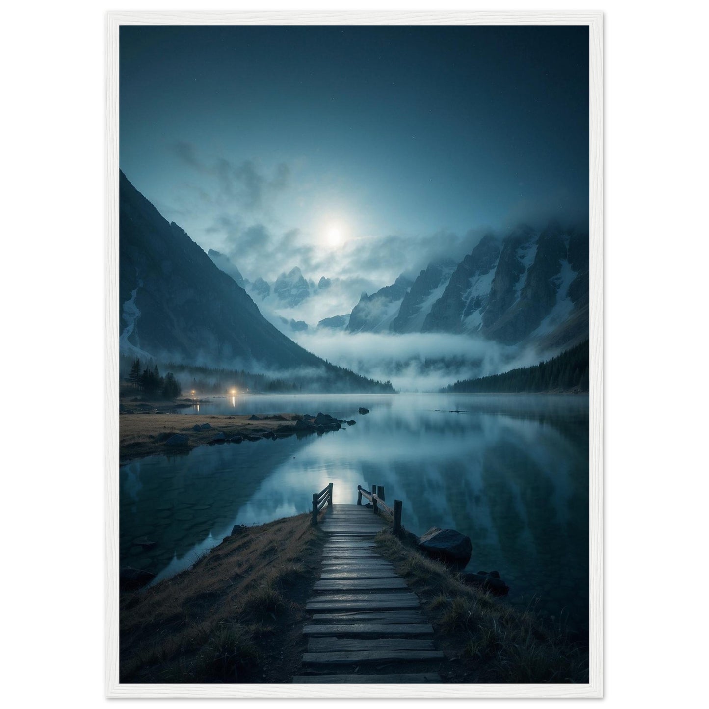 Premium Matte Paper Wooden Framed Poster