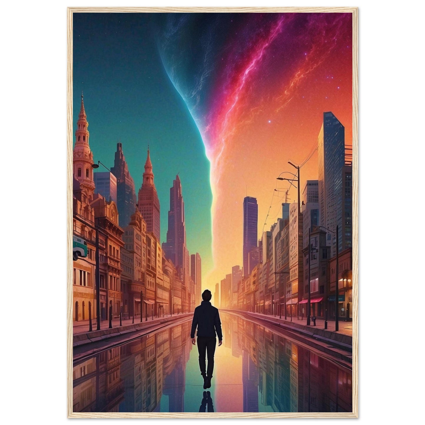 Premium Matte Paper Wooden Framed Poster