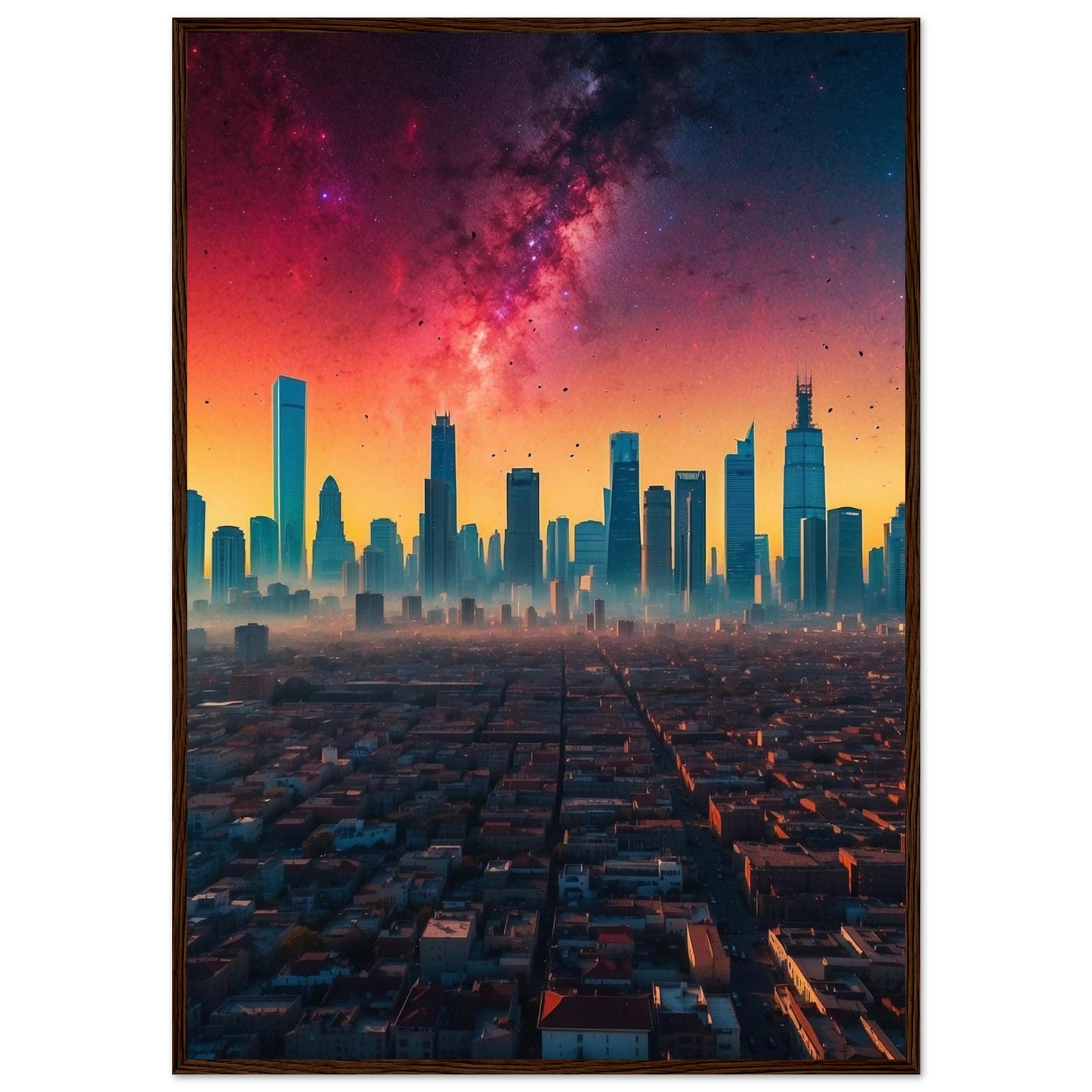 Premium Matte Paper Wooden Framed Poster