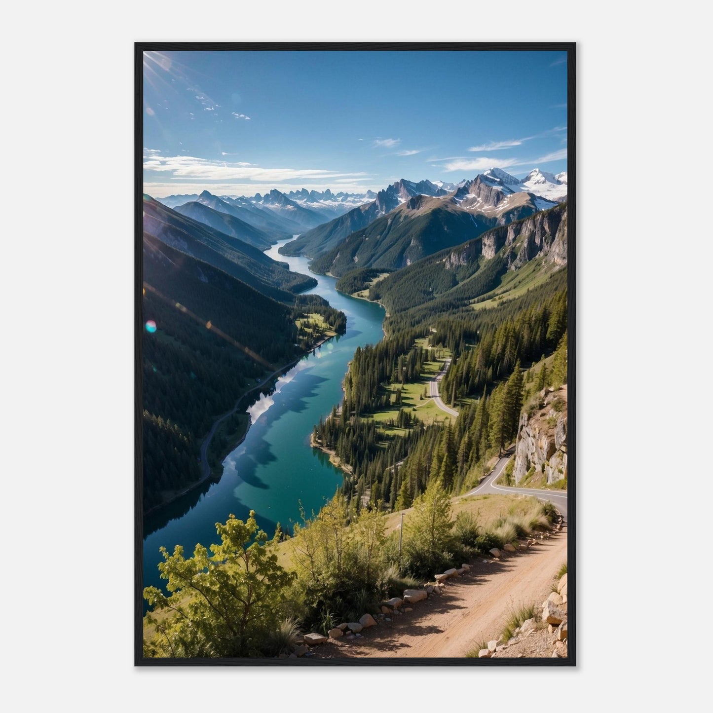 Premium Matte Paper Wooden Framed Poster