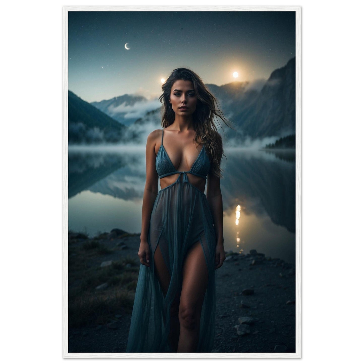 Premium Matte Paper Wooden Framed Poster
