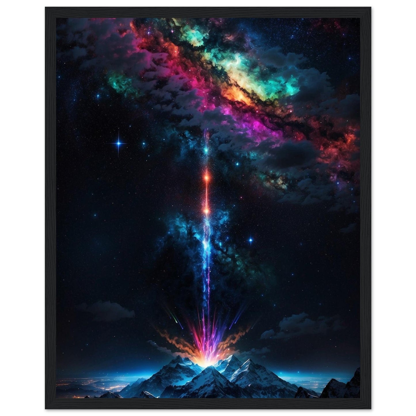 Premium Matte Paper Wooden Framed Poster