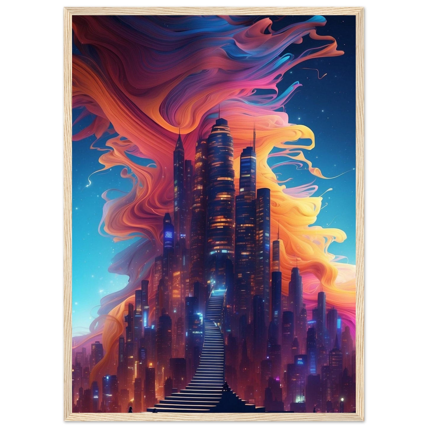 Premium Matte Paper Wooden Framed Poster