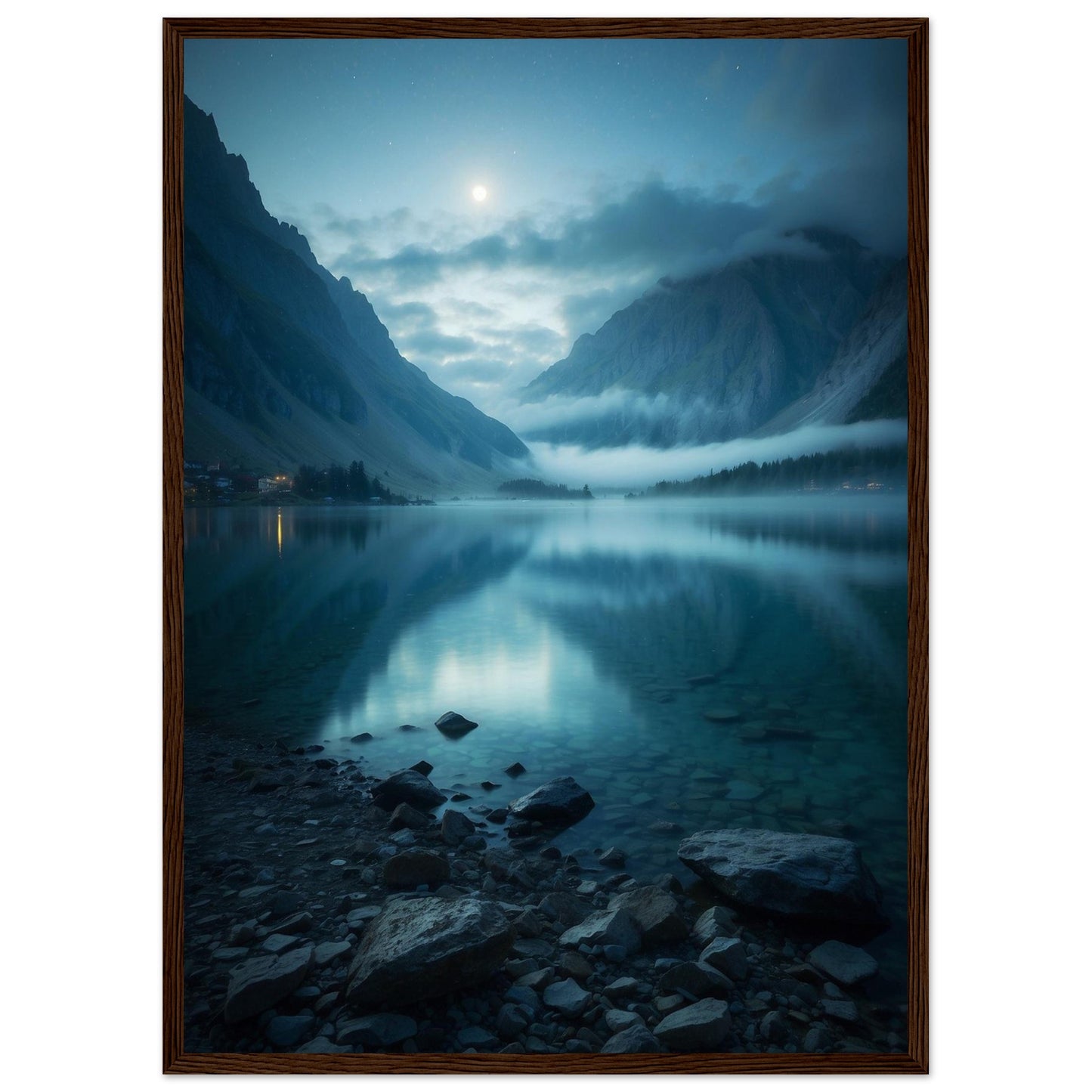 Premium Matte Paper Wooden Framed Poster
