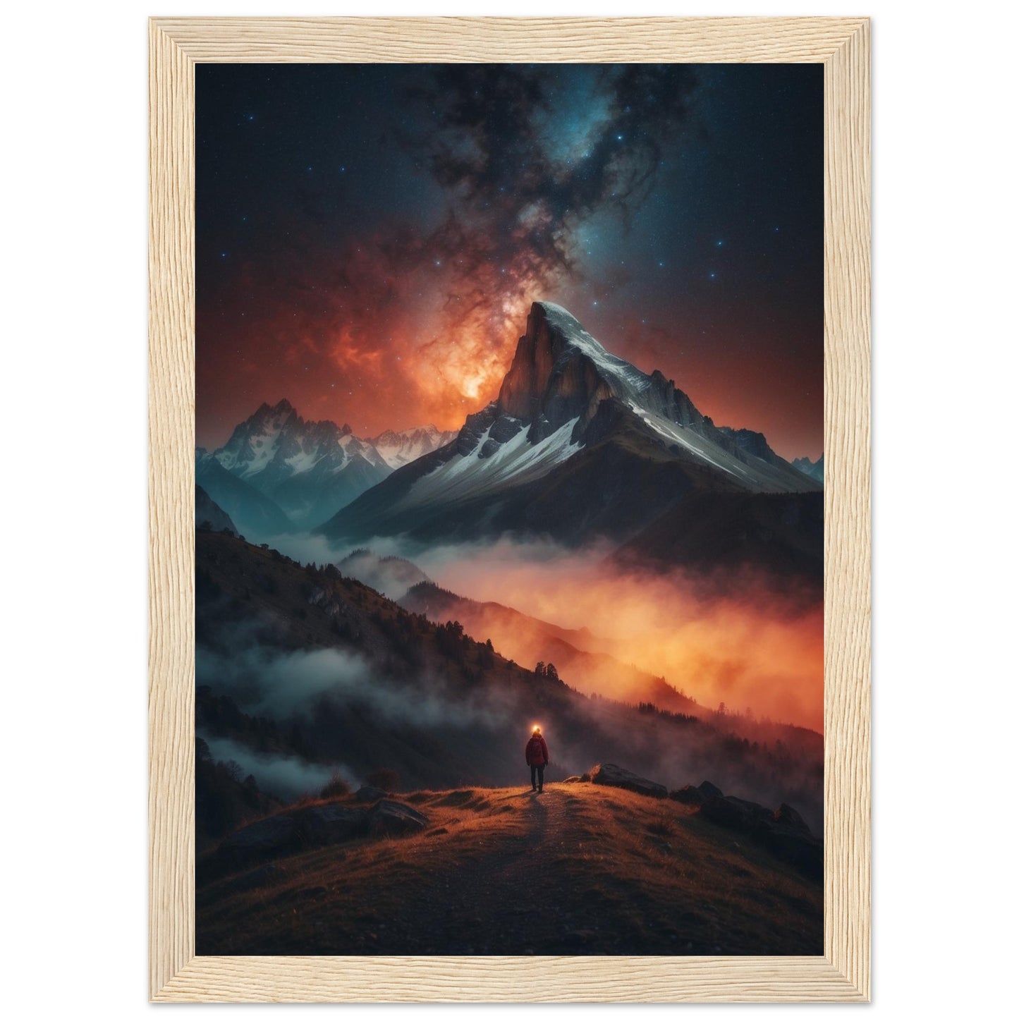 Premium Matte Paper Wooden Framed Poster
