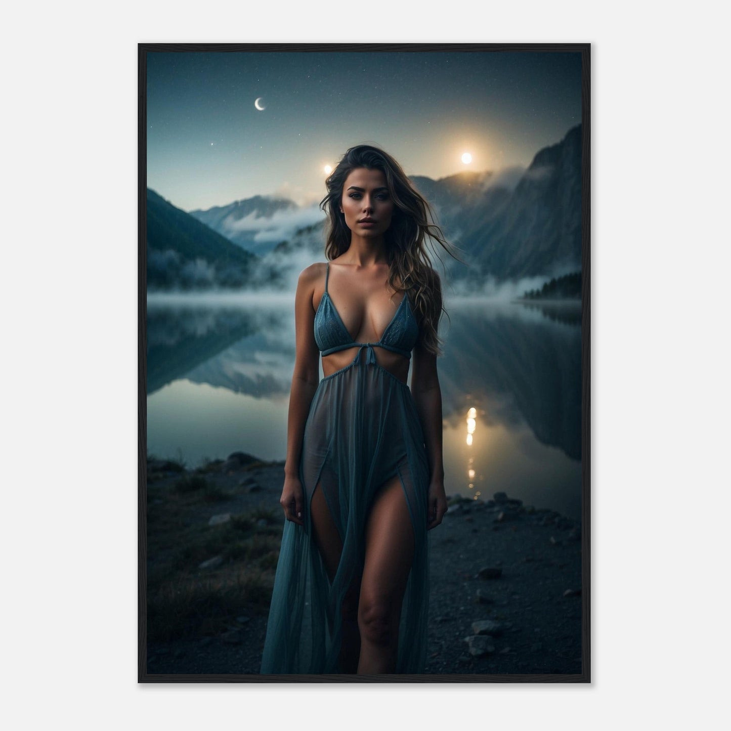 Premium Matte Paper Wooden Framed Poster