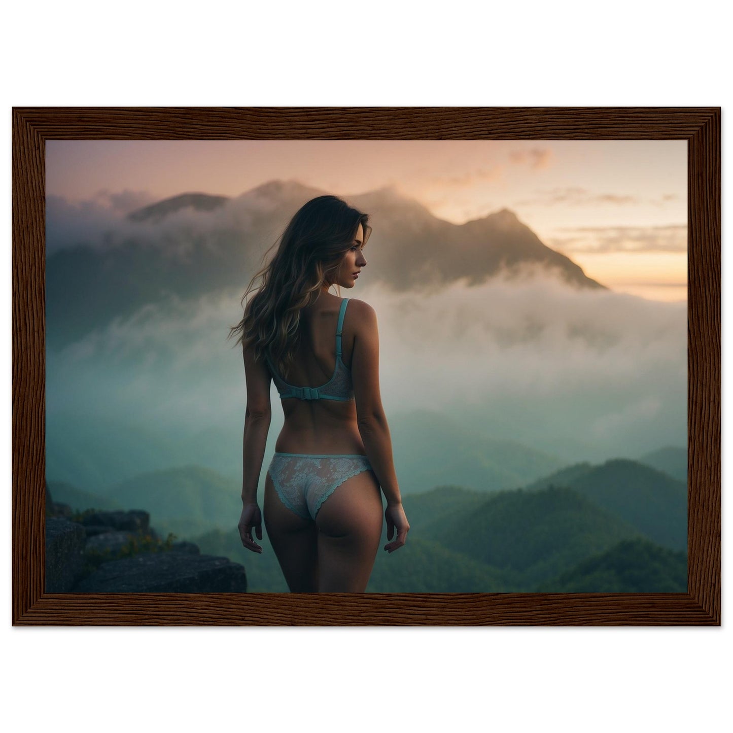 Premium Matte Paper Wooden Framed Poster