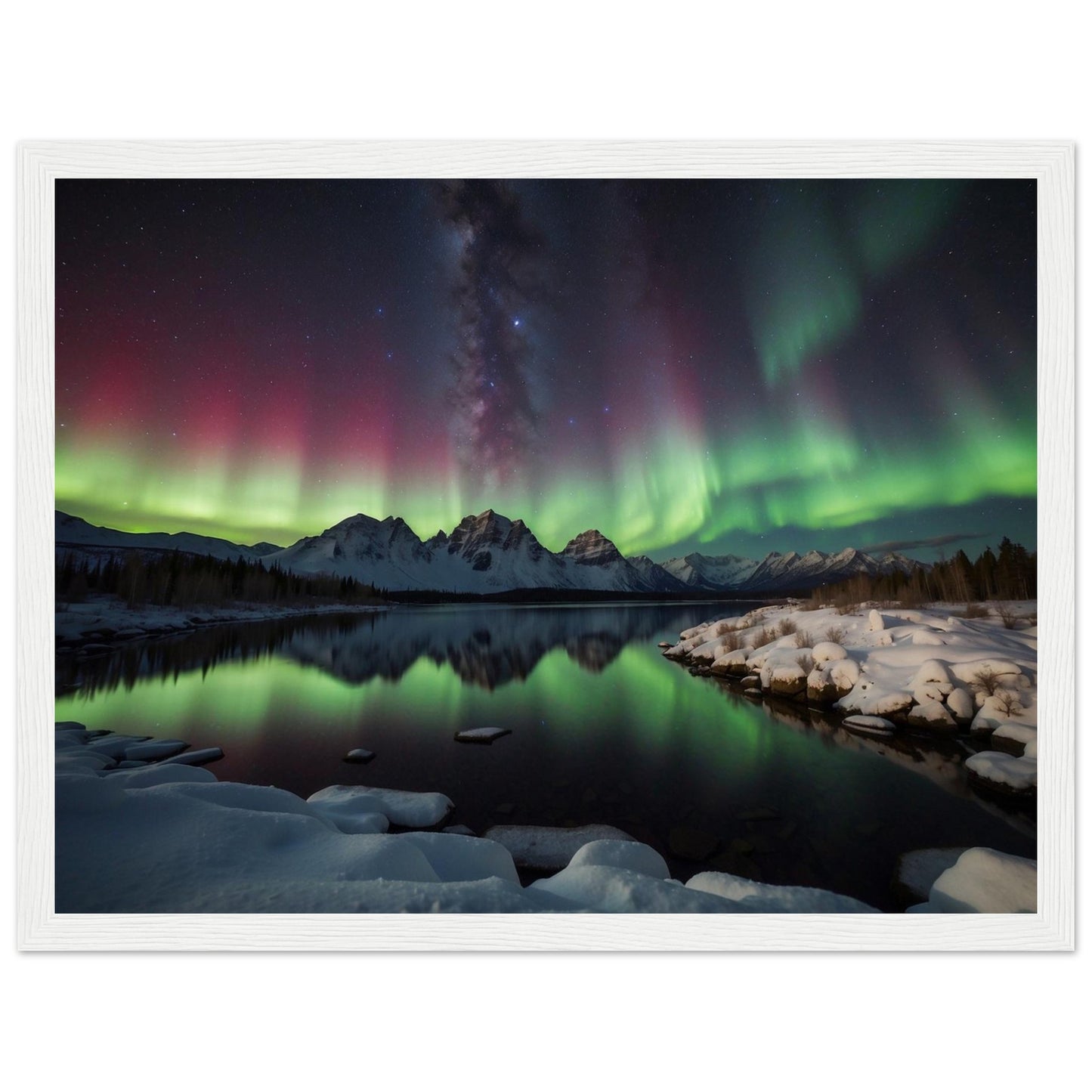 Premium Matte Paper Wooden Framed Poster