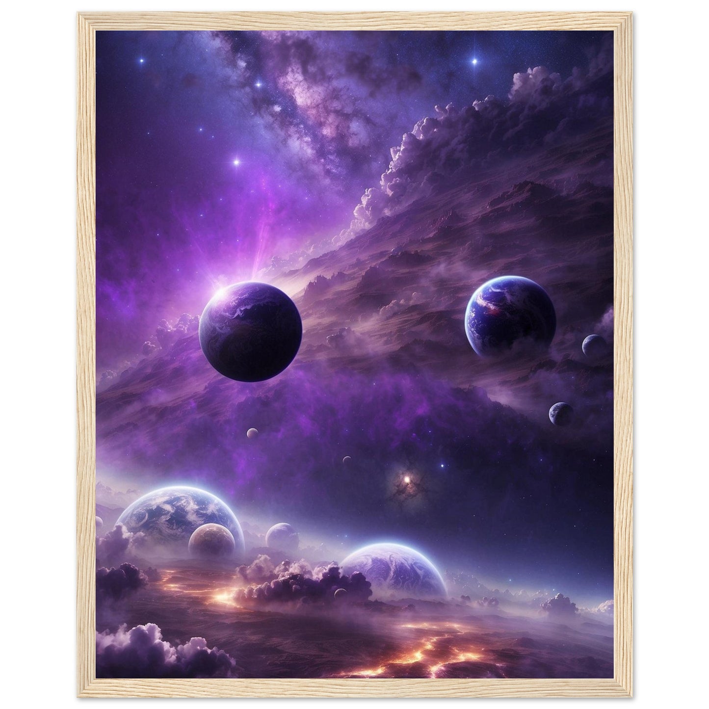 Premium Matte Paper Wooden Framed Poster