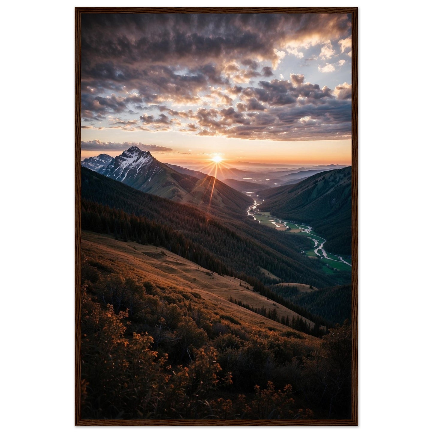 Premium Matte Paper Wooden Framed Poster