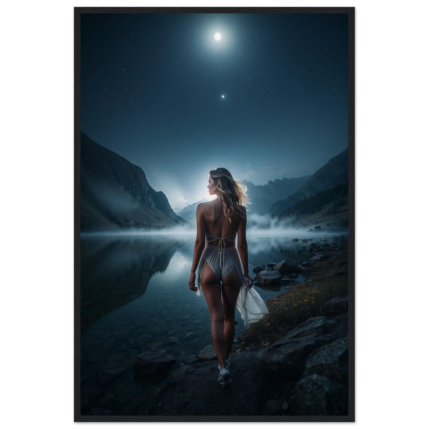 Premium Matte Paper Wooden Framed Poster