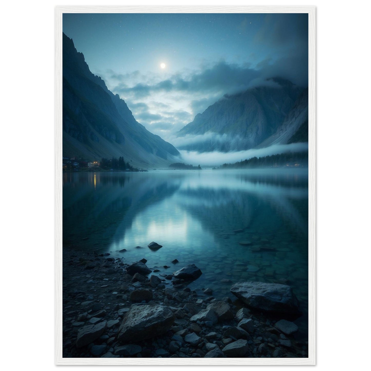 Premium Matte Paper Wooden Framed Poster