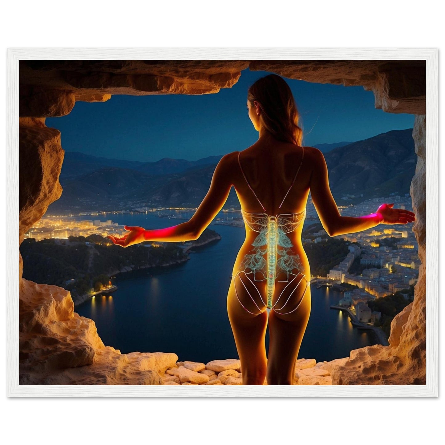 Premium Matte Paper Wooden Framed Poster