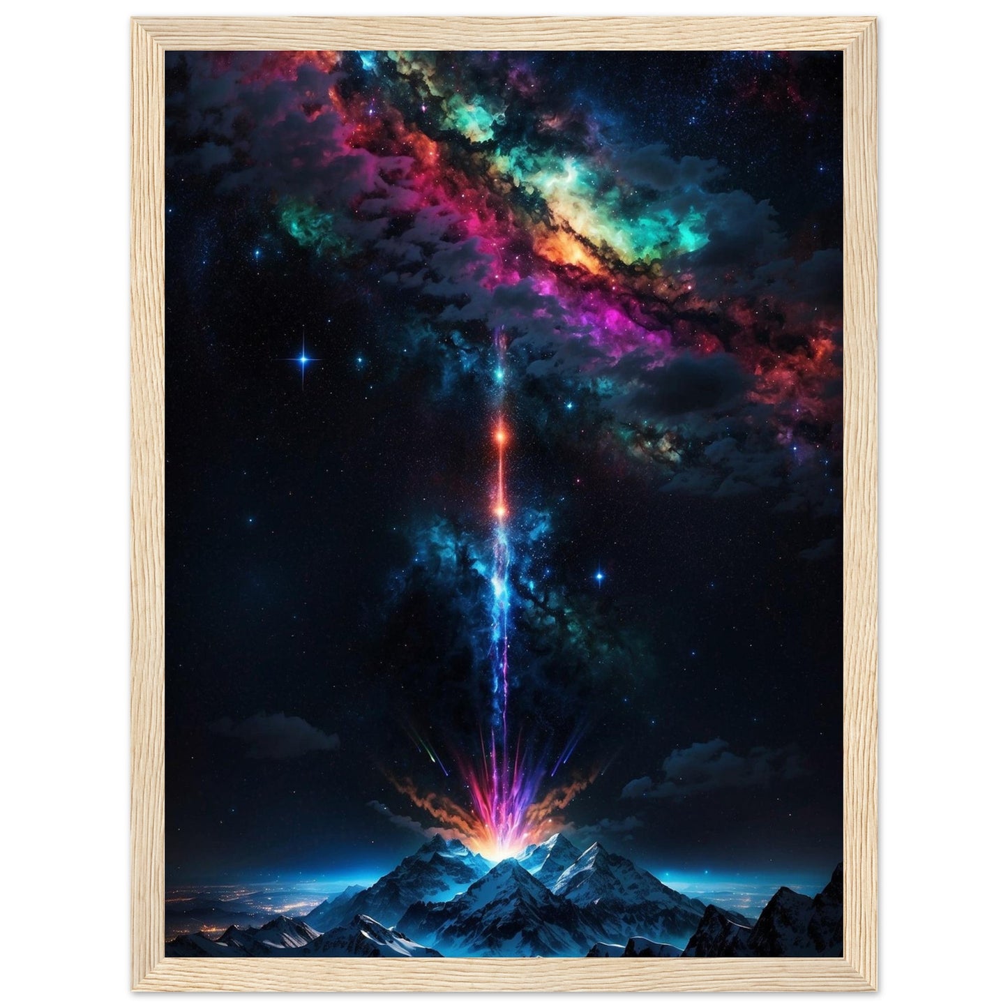 Premium Matte Paper Wooden Framed Poster