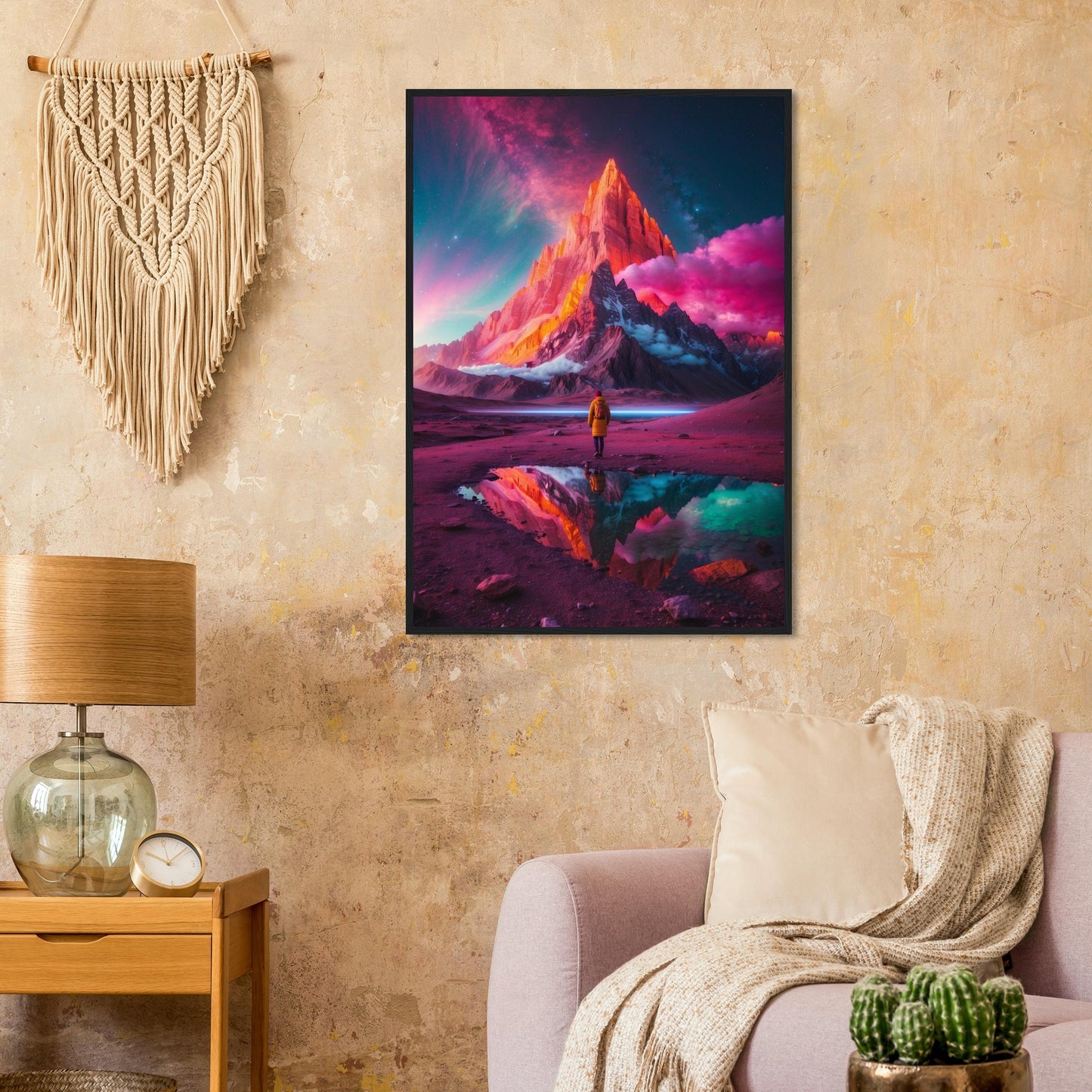 Premium Matte Paper Wooden Framed Poster