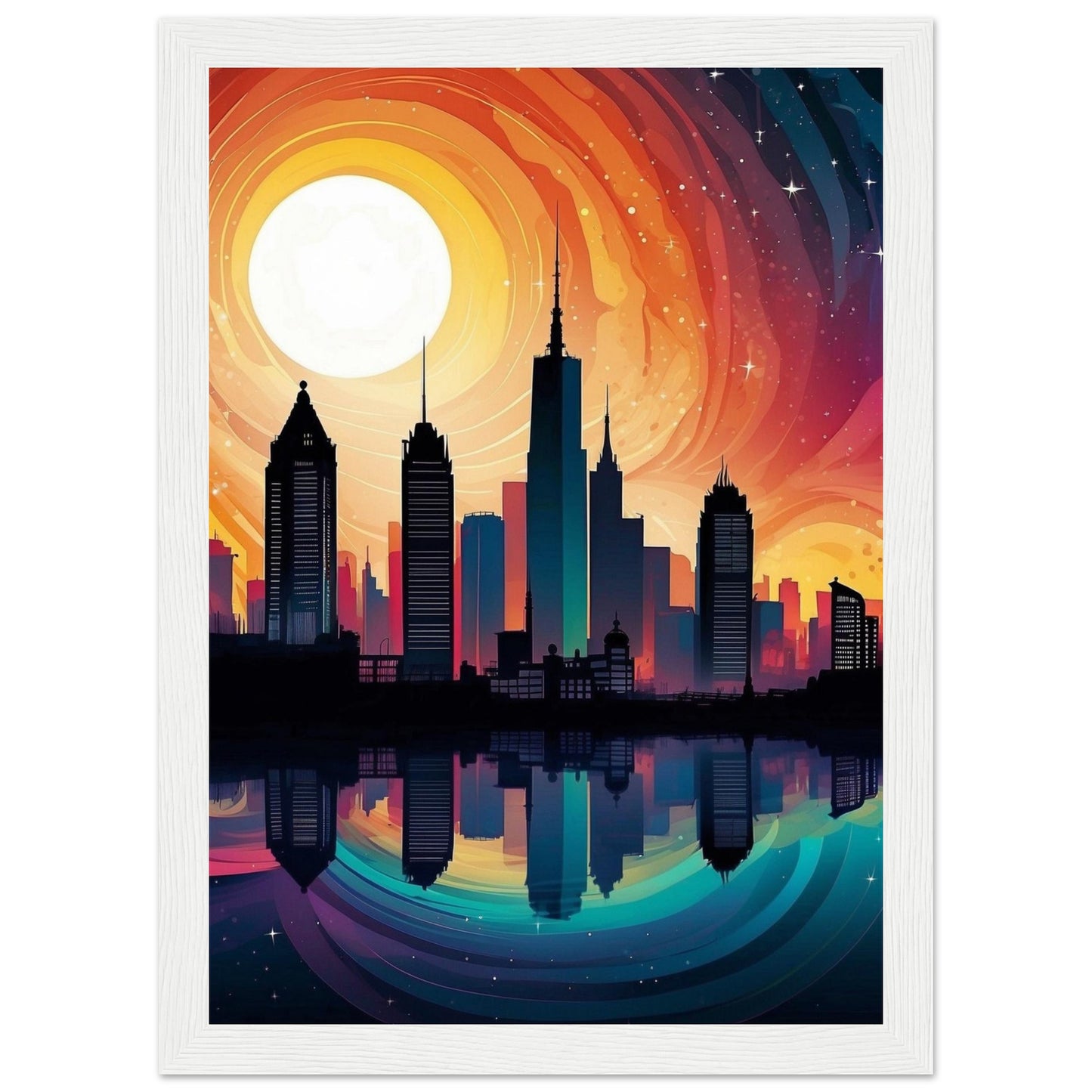 Premium Matte Paper Wooden Framed Poster