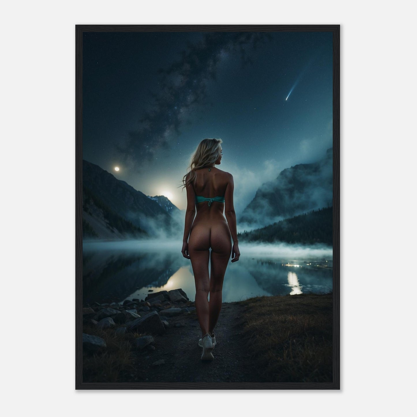 Premium Matte Paper Wooden Framed Poster