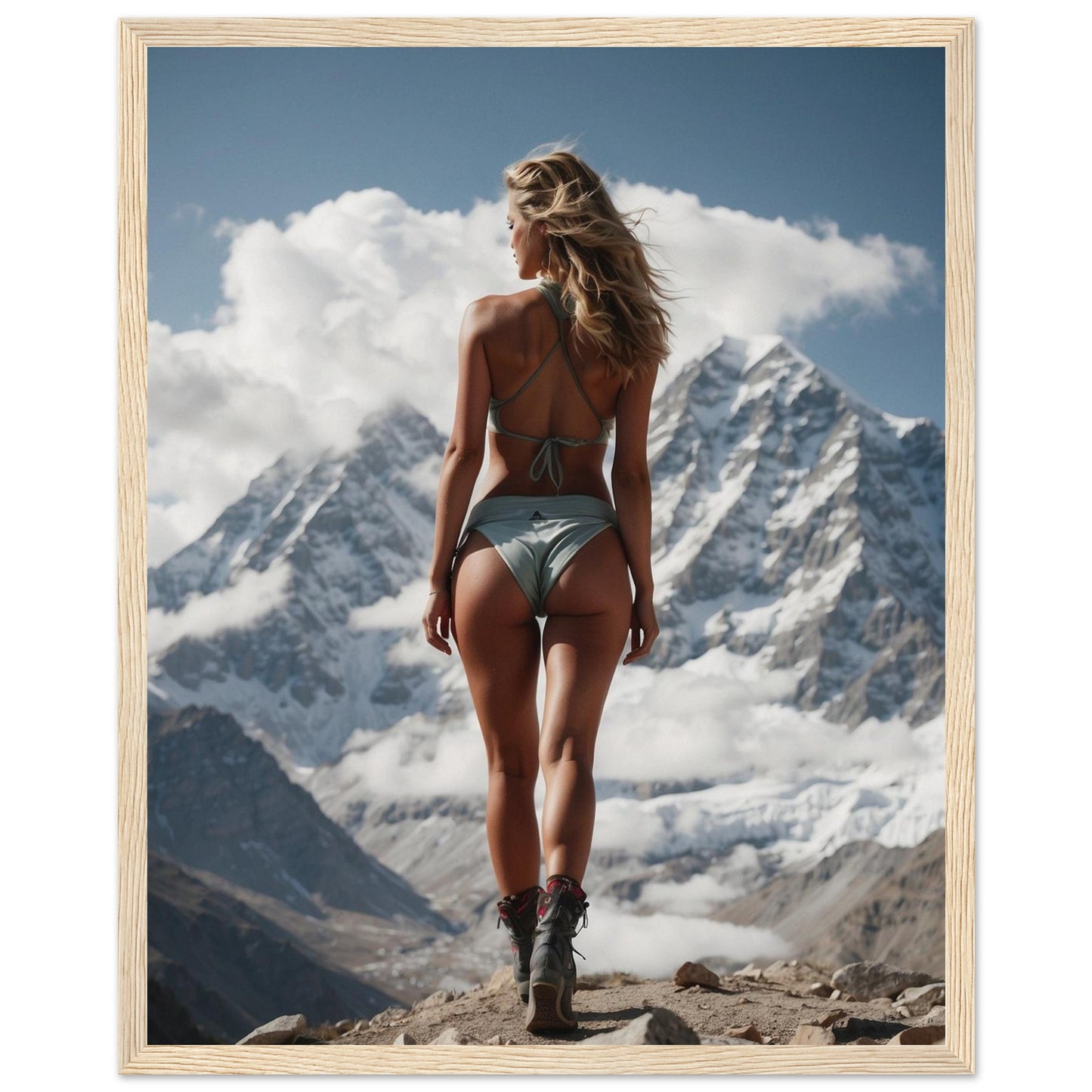 Premium Matte Paper Wooden Framed Poster