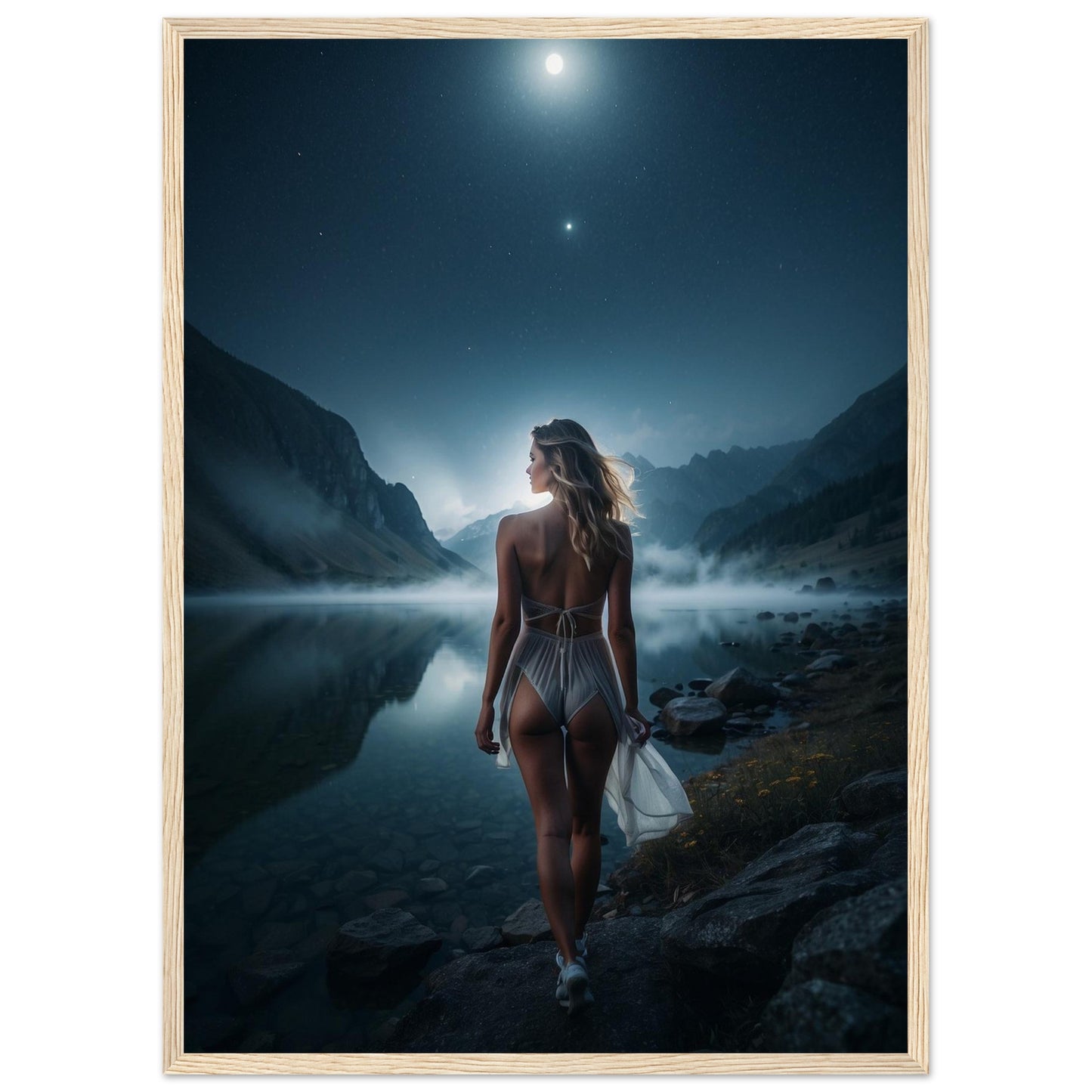 Premium Matte Paper Wooden Framed Poster