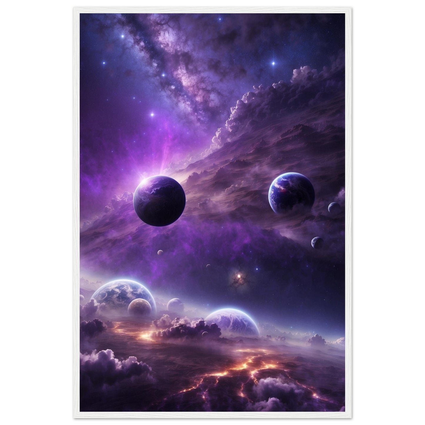 Premium Matte Paper Wooden Framed Poster