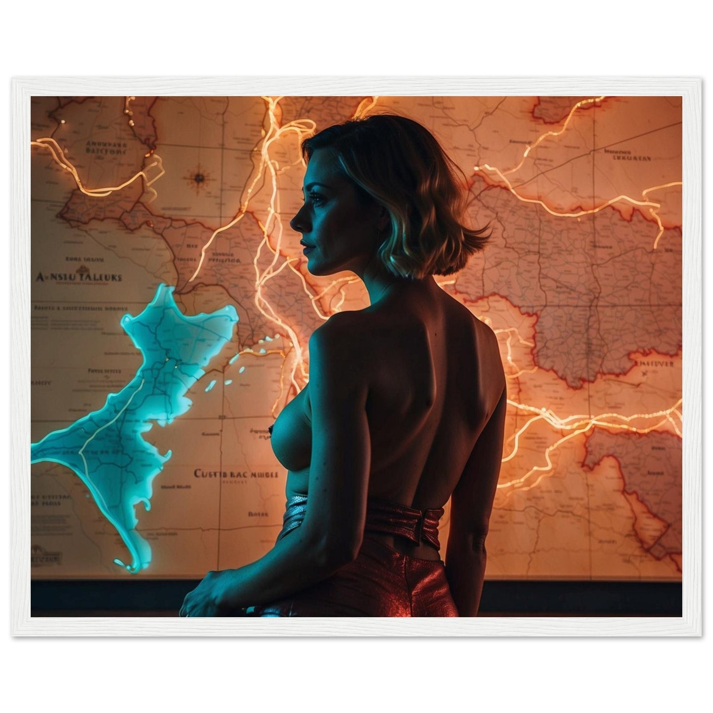 Premium Matte Paper Wooden Framed Poster