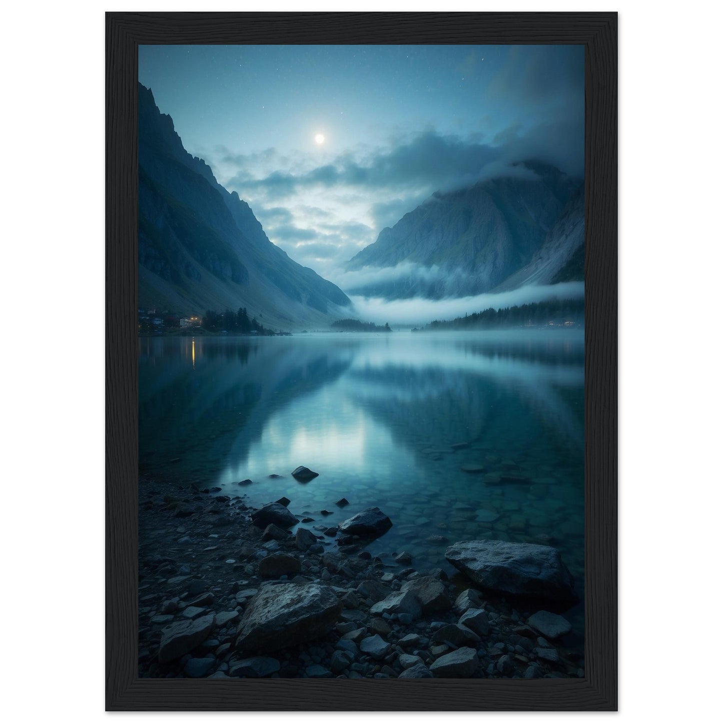 Premium Matte Paper Wooden Framed Poster
