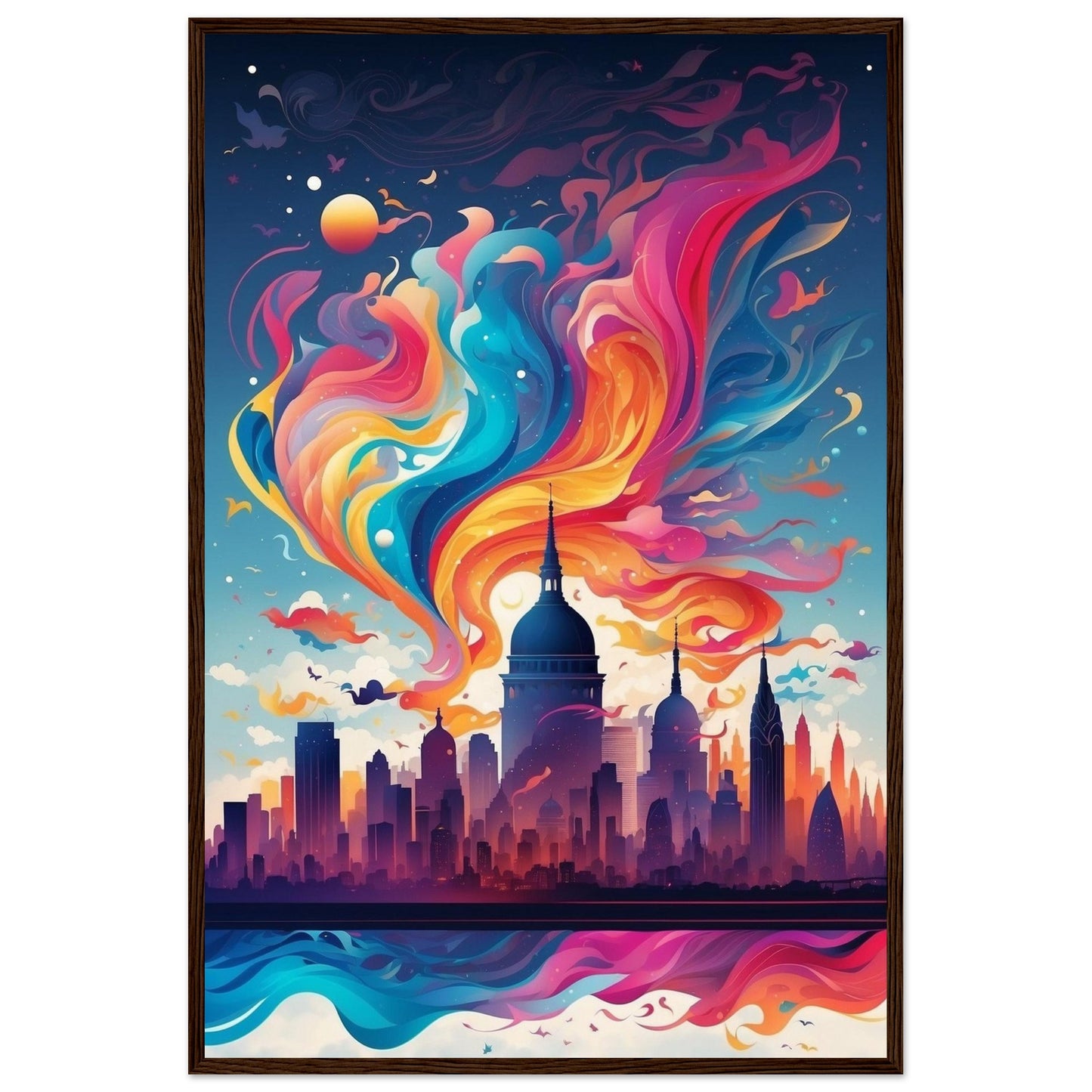 Premium Matte Paper Wooden Framed Poster