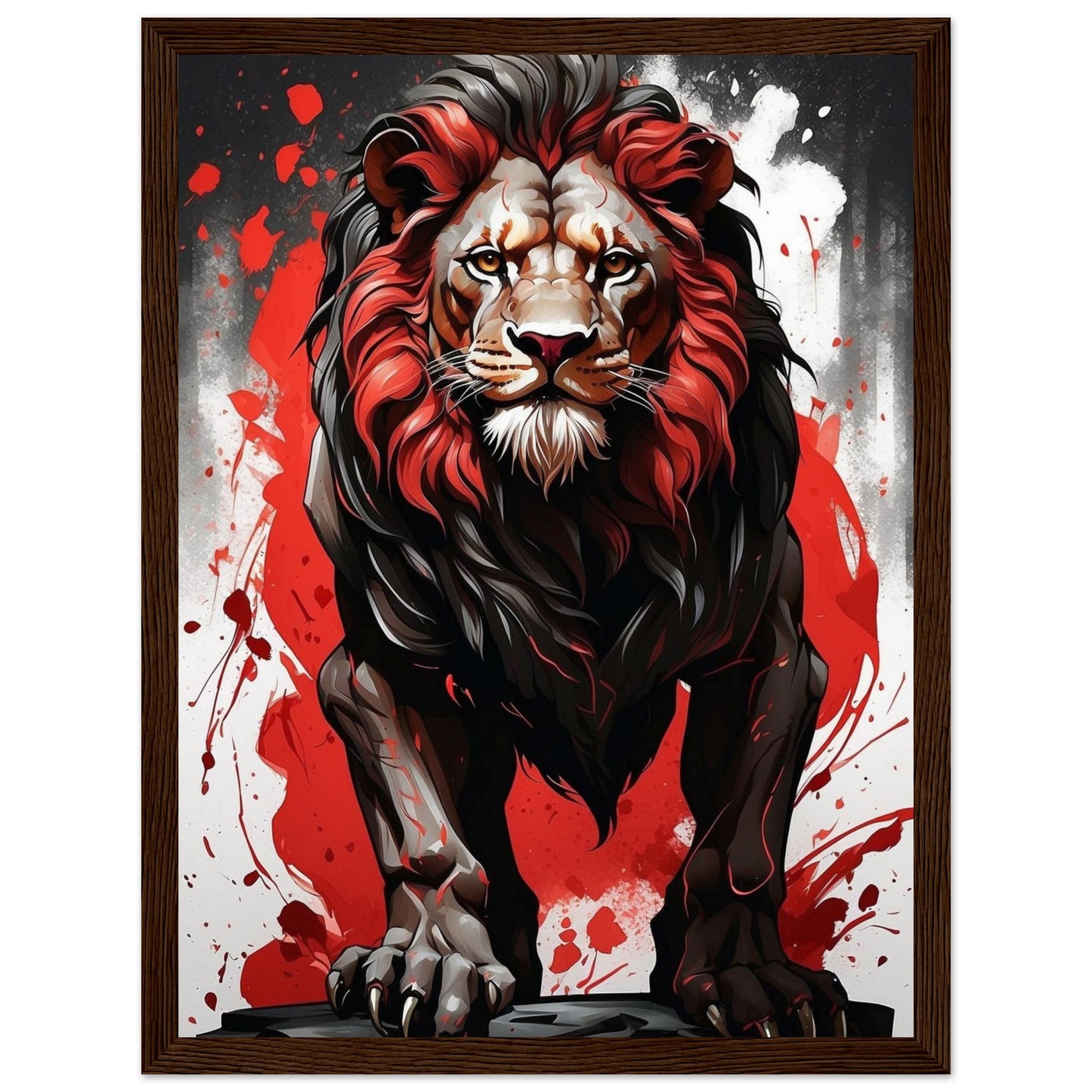 Premium Matte Paper Wooden Framed Poster