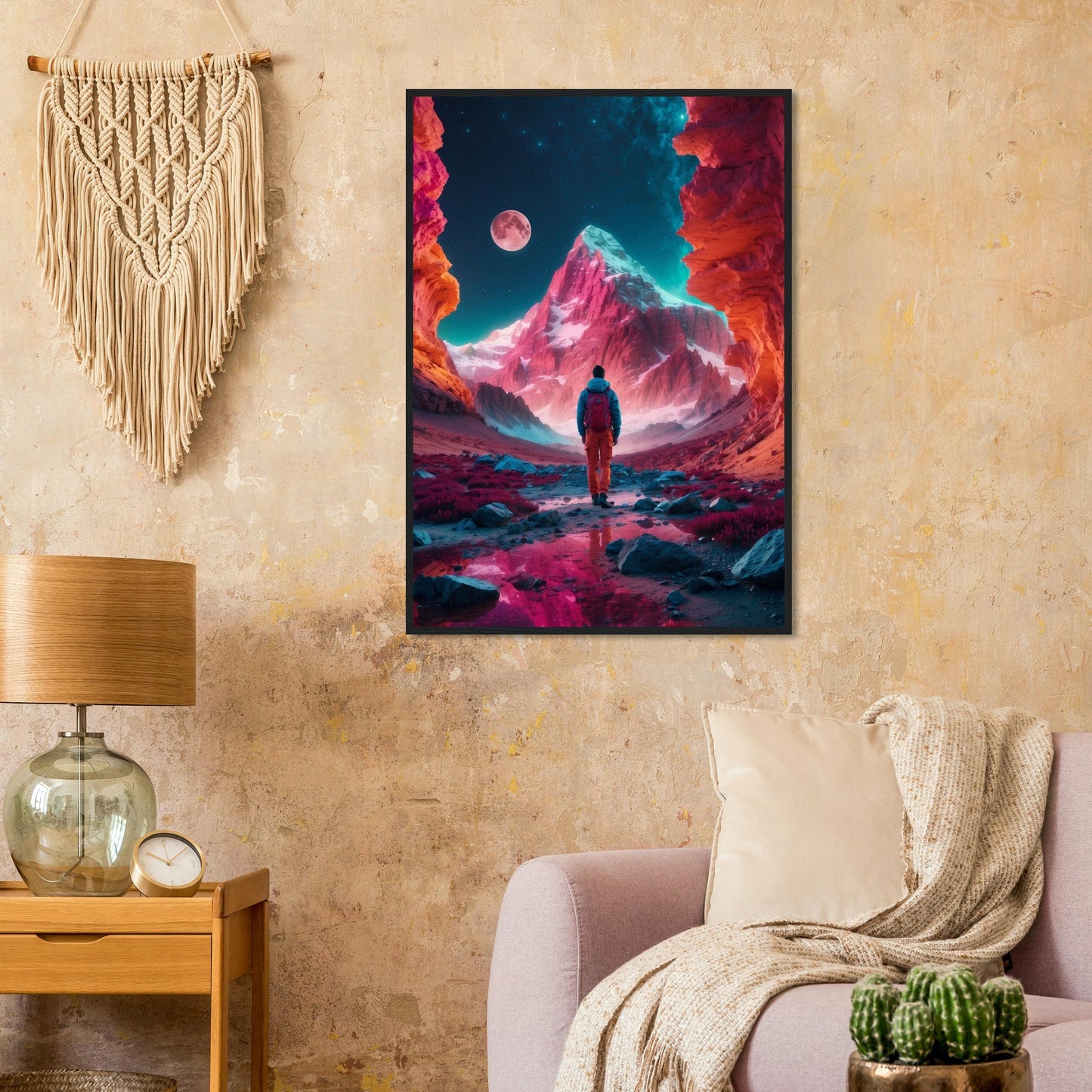 Premium Matte Paper Wooden Framed Poster